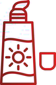 Sunblock Vector Icon