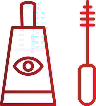 Eyelash Oil Vector Icon