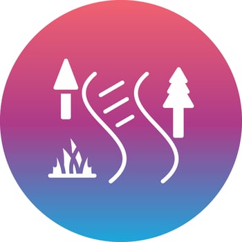 River Vector Icon