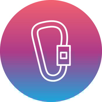 Carabiner Vector Icon