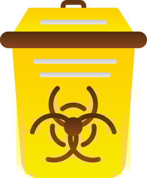 Toxic Waste Vector Icon Design
