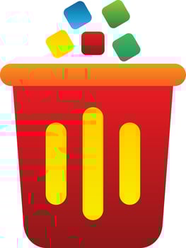 Litter Vector Icon Design