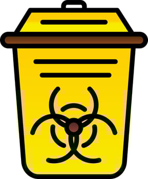 Toxic Waste Vector Icon Design