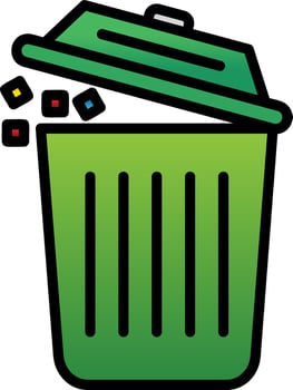 Trash Vector Icon Design
