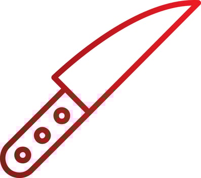 Cutting Knife Vector Icon