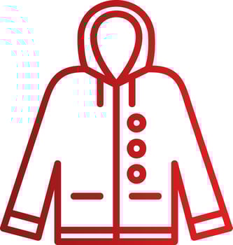 Raincoat Vector Icon
