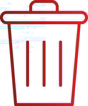 Trash Can Vector Icon
