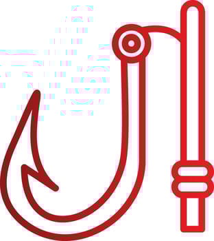 Fishing Hook Vector Icon