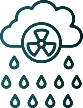 Acid Rain Vector Icon Design