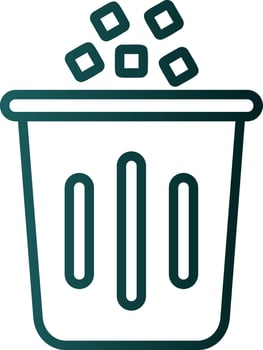 Litter Vector Icon Design