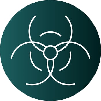 Biohazard Vector Icon Design