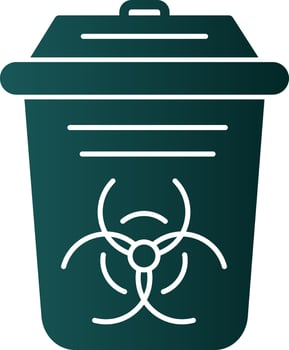 Toxic Waste Vector Icon Design
