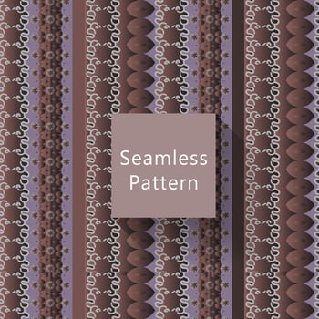 Geometric seamless pattern with textures vector