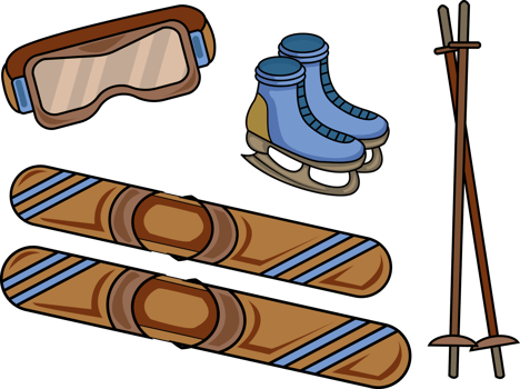 ski sport equipment winter element travel vacation activity png