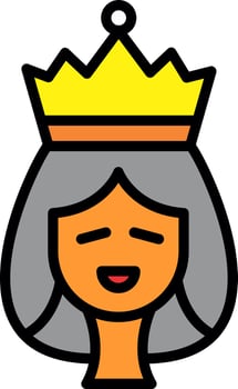 Queen Vector Icon Design