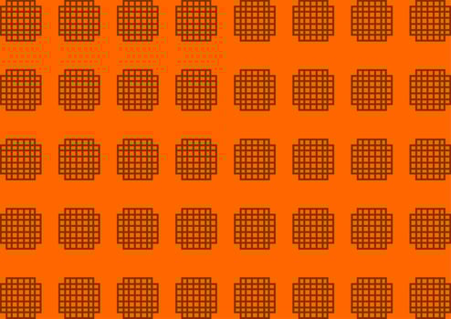 Square Cubic Tile Pattern wallpaper design background vector