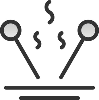 Incense Sticks Vector Icon Design