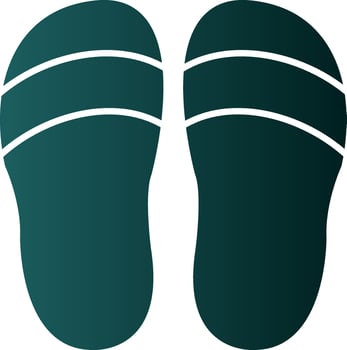 Slippers Vector Icon Design