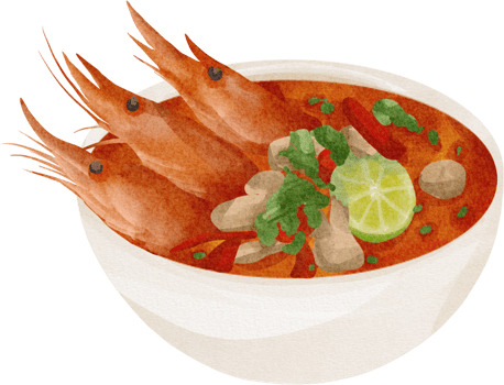 watercolor thai food png