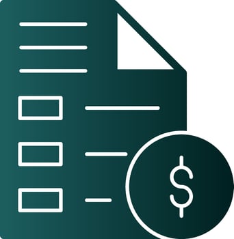 Invoice Vector Icon Design