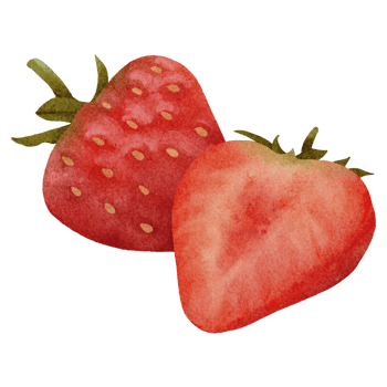 watercolor strawberry clip art png