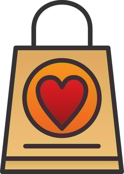 Shopping Bag Vector Icon Design