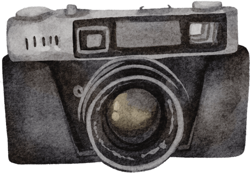 watercolor camera clip art png