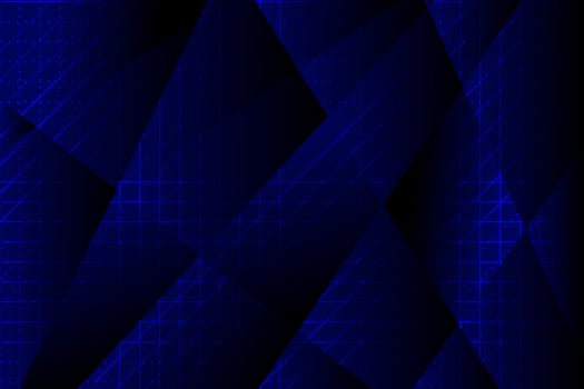 Blue and black with lines and dots abstract technology background. vector