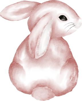 watercolor rabbit clip art png