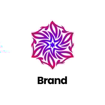 Floral ornament logo design. Abstract Ornament Flower Logo. mandala logo. luxury logo for real estate, Hotel. vector