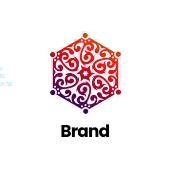 Abstract Ornament Flower Logo. Floral ornament logo design. mandala logo. luxury logo for real estate, Hotel. vector