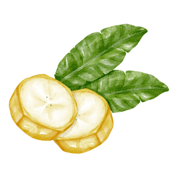 watercolor banana clip art element png