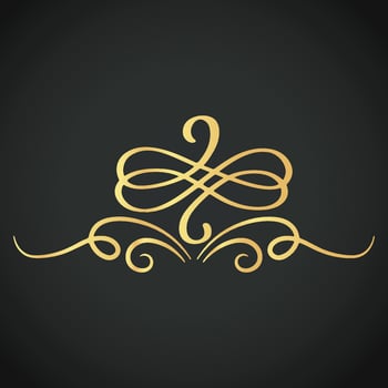 Luxury creative and beautiful ornament vector designs on colorful background