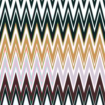 Wavy chevron pattern digital art print fabric design pattern vector