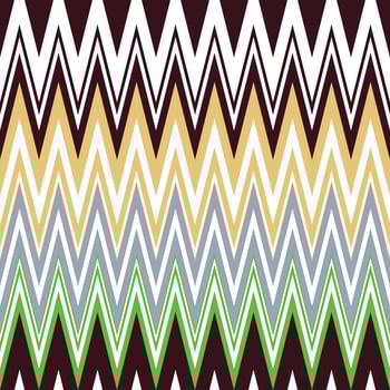 Trendy Zigzag chevron pattern geometric background for wallpaper, gift paper, fabric print, furniture. Zigzag print. Unusual painted ornament from brush strokes. vector