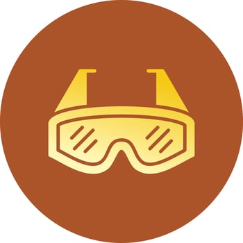 Lab Glasses Creative Icon Design vector