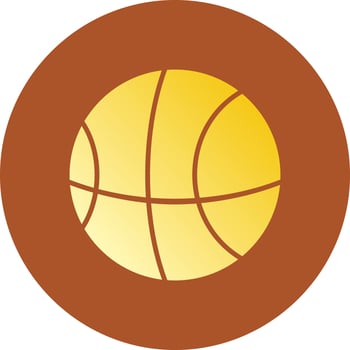 Basketball Creative Icon Design vector