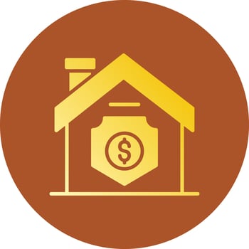 Home Insurance Creative Icon Design vector