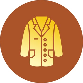 Lab Coat Creative Icon Design vector