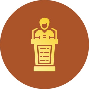 Witness Creative Icon Design vector