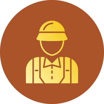 Man Creative Icon Design vector
