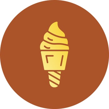 Ice Cream Creative Icon Design vector
