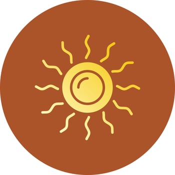Sun Creative Icon Design vector