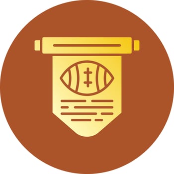 Pennant Creative Icon Design vector