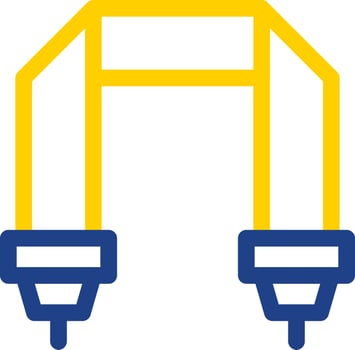 Camera Strap Flat Icon vector