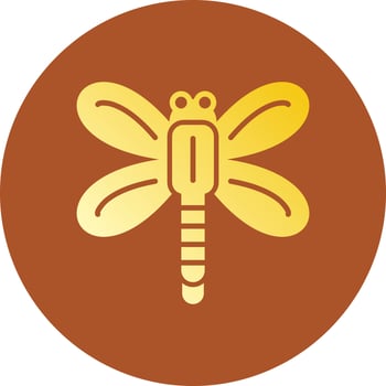 Dragonfly Creative Icon Design vector