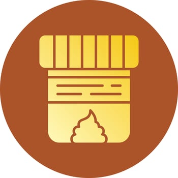 Stool Test Creative Icon Design vector