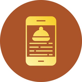 Food App Creative Icon Design vector