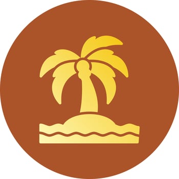 Island Creative Icon Design vector