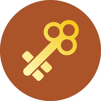 Key Creative Icon Design vector